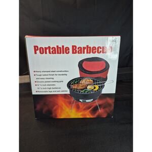 Portable Charcoal BBQ Grill & Cooler Bag Officially Licensed Wrangler, New!